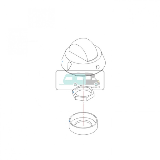 [OCS_1143045B] Smev MO7103 Knop Branderstel
