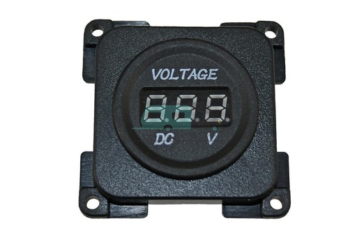 [OCS_1144191B] Universele Voltmeter 10-30V Berker/Presto Zwart