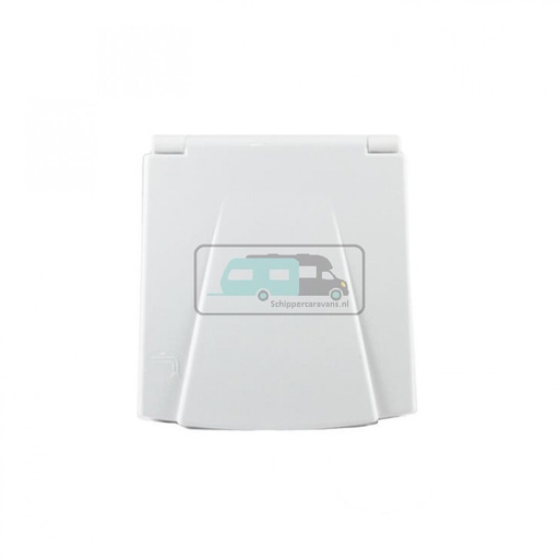 [OCS_1147029B] Deksel Inbouwstekkerdoos Design 2005 Wit