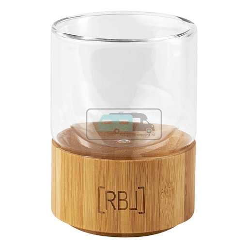 [OCS_1302305] RBL Theeglas 200ml Bamboe