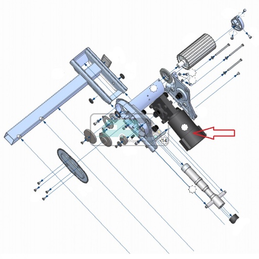 [OCS_1502269] P1 Aandrijfmotor Caravanmover Links 2p