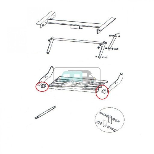 [OCS_1504099] Thule Plug Footboard L+R