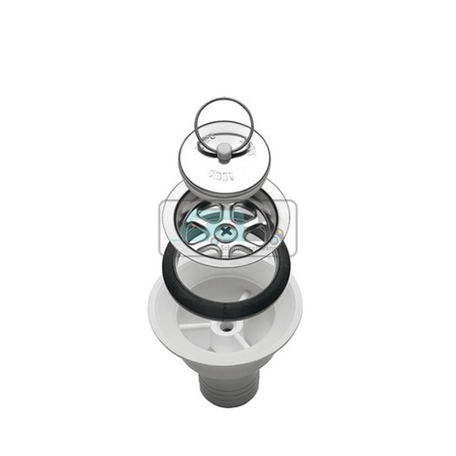 [OCS_1608005B] Smev Afvoerplug Recht 20mm Compleet