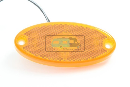 [OCS_1809039B] Jokon Zijmarkering LED SMLR2012 Ovaal Opbouw Oranje