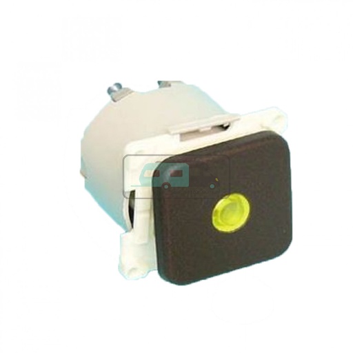 [OCS_1902035B] Presto Wipschakelaar met Lampje Inbouw Bruin S-10.000