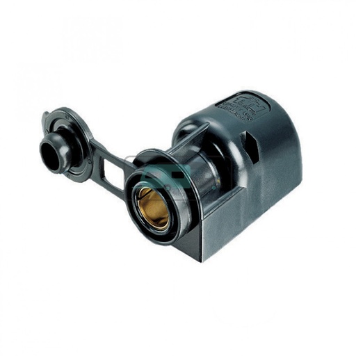 [OCS_1934007B] Stekkerdoos 12V+deksel norm opbouw