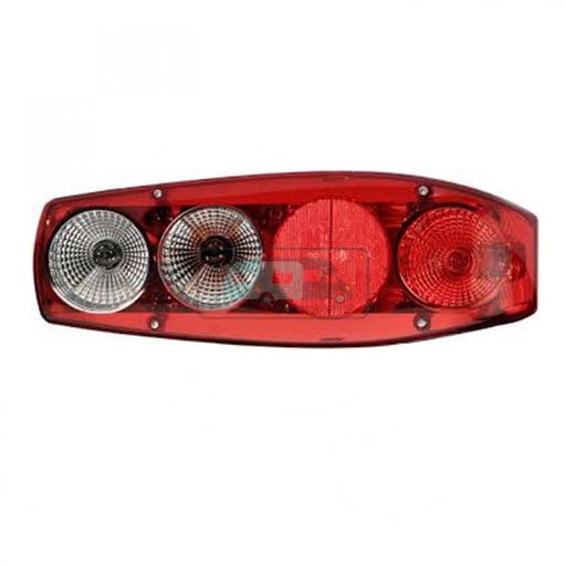 [OCS_1937079B] Hella Achterlicht Caraluna II Reflector/ Rem/ Knipper/ Achteruit/ Zijmarkering Camper Rechts