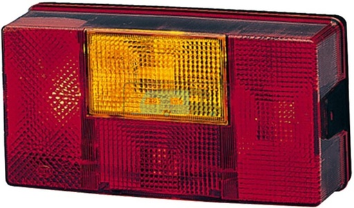 [OCS_1937085B] Hella Achterlicht Rem/ Knipper/ Kenteken/ Mist Opbouw Links 12/24V