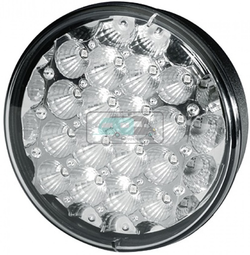 [OCS_1937148] Hella Knipperlicht 24 LEDs Rond Wit 12/24V