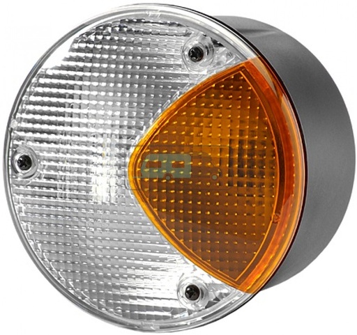 [OCS_1937173] Hella Achteruitrijlicht/Knipperlicht Rond Wit/Oranje 12/24V