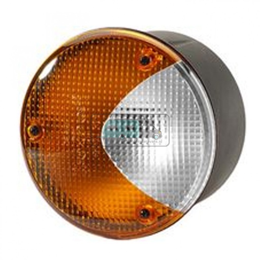 [OCS_1937175] Hella Knipperlicht/Achteruitrijlicht Rond Oranje/Wit 12/24V
