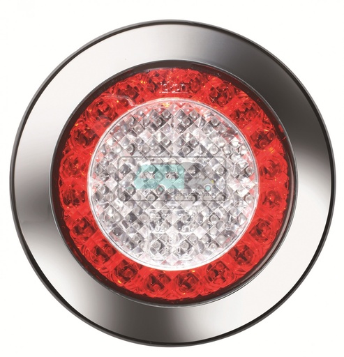 [OCS_1937310] Jokon Knipper/ Rem/ Achterlicht LED 735 Rond Wit/Rood