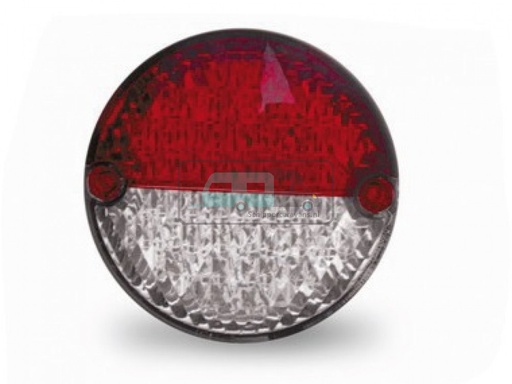[OCS_1937339] Jokon Knipper/ Rem/ Achterlicht LED 725 Rond Rood/Wit