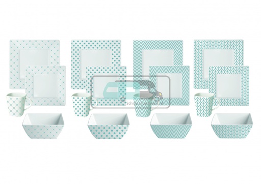 [OCS_1954021] Melamine servies Scandic 16-delig
