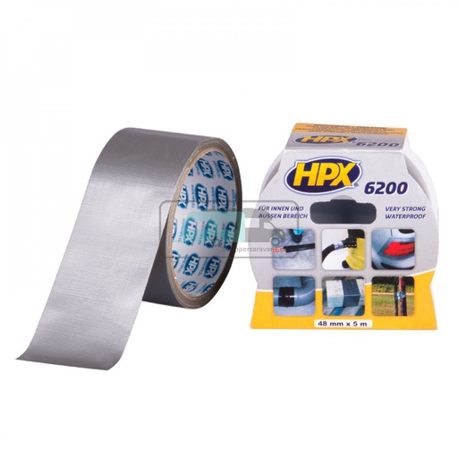 [OCS_2010008] HPX 6200 Reparatie Tape 48mm x 5m Zilver