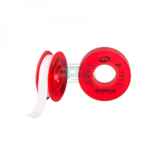 [OCS_2010034] PTFE gasafdichtingstape Wit 12m