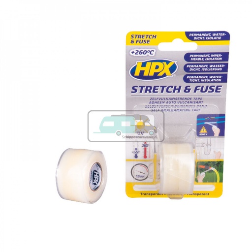[OCS_2010038] Stretch & Fuse Zelfvulkaniserende Tape Transparant 1.80m