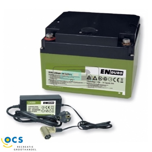 [OCS_2035233] Enduro Lithium-Ion Accu LI1230 30Ah met Lader