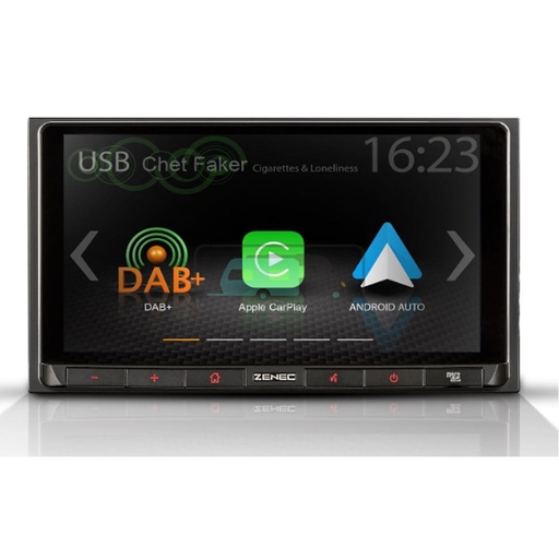 [OCS_2055513] Zenec Multimedia 2-din Apple Carplay, Android Auto