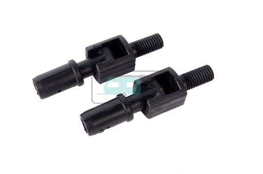 [OCS_2062316] ViaMondo Premium Voetsteun Verbindingsset Zwart 2st.