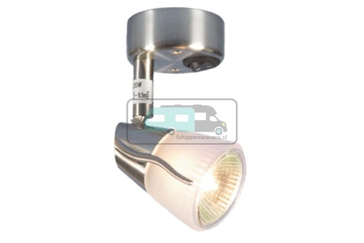 [OCS_2208090B] Spot mat chroom Meteor 12V-10W