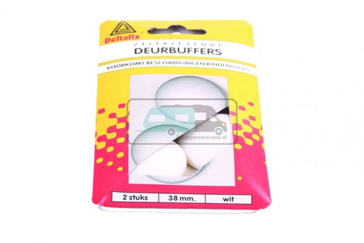 [OCS_2501061] Deltafix Deurbuffers ø38mm Wit 2st