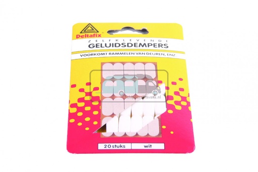 [OCS_2501064] Deltafix Geluiddempers Wit 20st