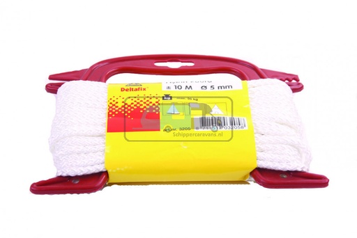 [OCS_2501121] Deltafix Nylon haspel 10m Wit
