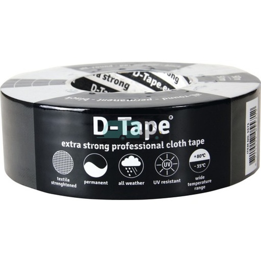 [OCS_2501169] Deltafix Delta 1 tape permanent 50m x 50mm Rood