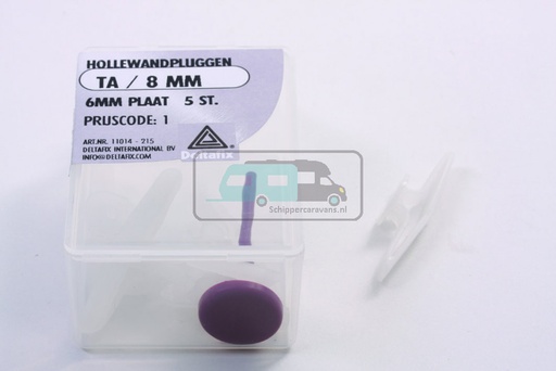 [OCS_2501175] Deltafix Hollewandplug 8mm 5st