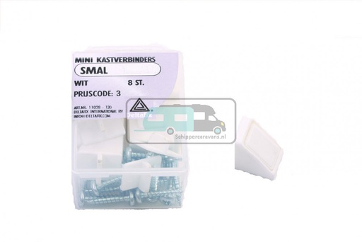 [OCS_2501178] Deltafix Kastverbinders Mini Wit 8st