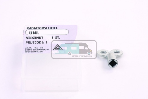 [OCS_2501229] Deltafix Radiatorsleutel Type Uni Verzinkt per st