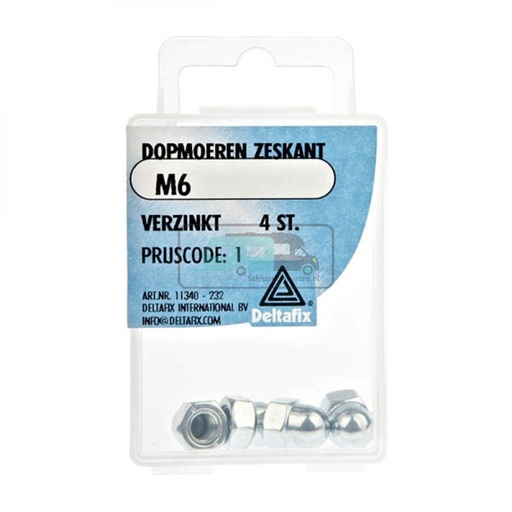 [OCS_2501400] Deltafix Dopmoer Verzinkt M6 4st