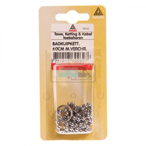 [OCS_2501697] Deltafix Badketting verchroomd 60cm 1st