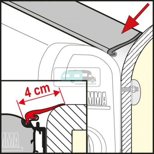 [OCS_2607173] Fiamma Rain Guard M 30mtr