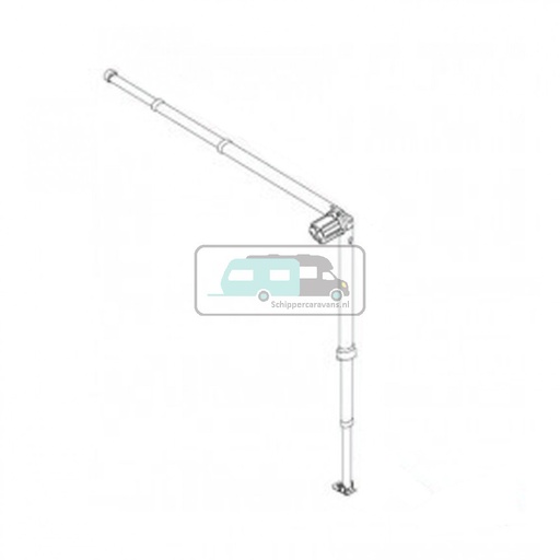 [OCS_2607183] Fiamma right rafter+supp leg CS 255 V13