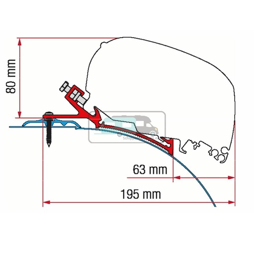 [OCS_2607749] Fiamma Laika Kreos 21 Kit F65/F80