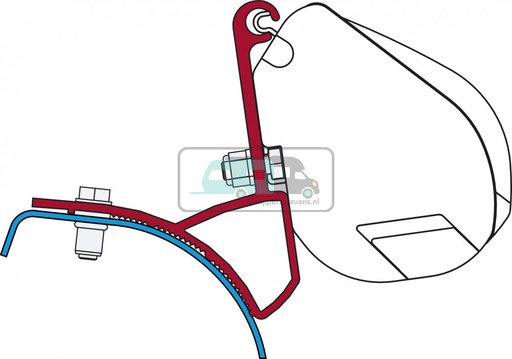 [OCS_2607805] Fiamma Trafic/Vivaro/Talento/Primastar Kit H1-L1/L2 2001-2014 F35