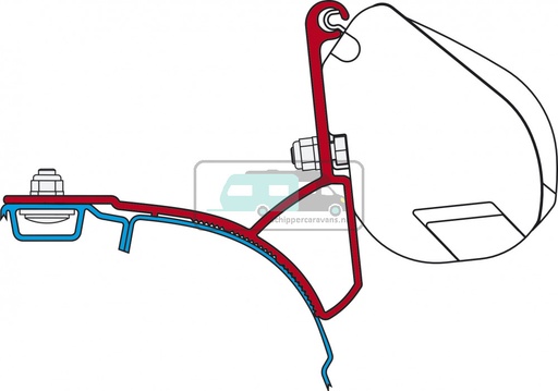 [OCS_2607808] Fiamma VW T5/T6 Multivan Transporter Kit H1-L1/L2 >2003 F35