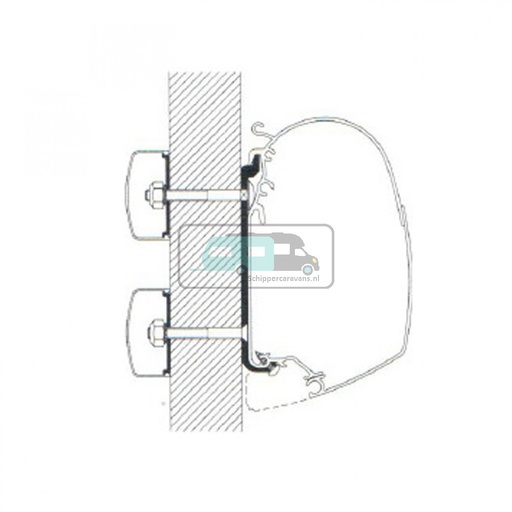 [OCS_2610050B] Thule Flat Adapter Serie 5 40
