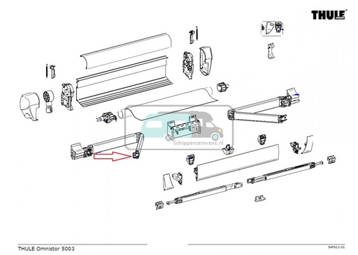 [OCS_2612303] Thule Lead Rail 4900 4.00