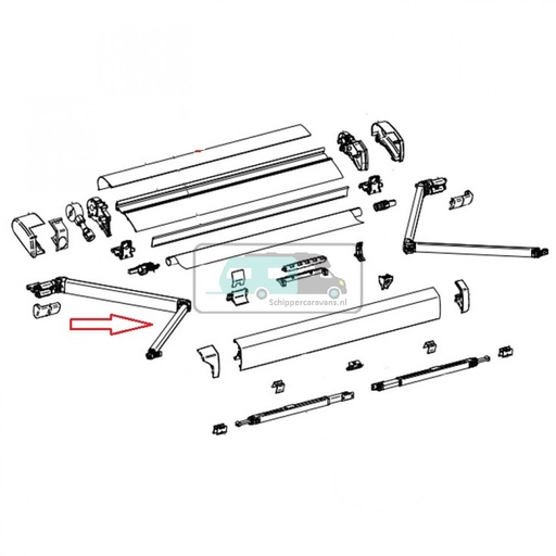 [OCS_2612317] Thule LH spring arm 6200 2,6 m