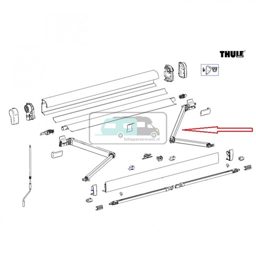 [OCS_2612340] Thule Knikarm RH 4900 4.00/4.50