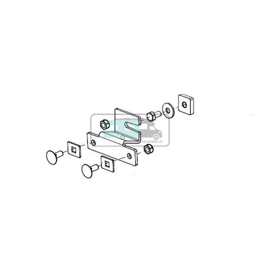 [OCS_2612413] Thule SmartClamp Base Rail Bevestiging Ducato H2
