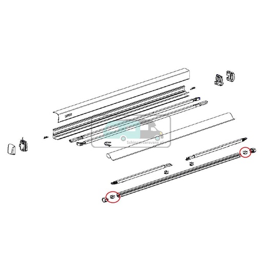 [OCS_2612553] Thule Connection Support Arm 3200 2st.