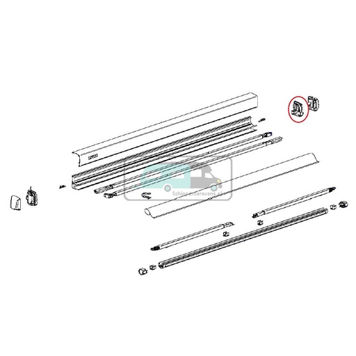 [OCS_2612558] Thule Endplate Assy R 3200