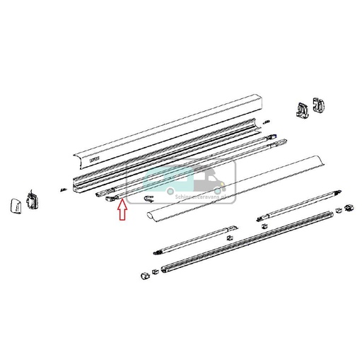 [OCS_2612559] Thule Tension Arm L 3200 1.90-2.30