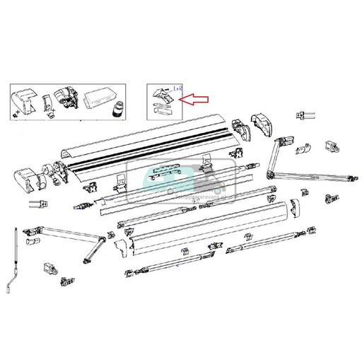 [OCS_2612613] Thule 6300 Eindkap Ducato