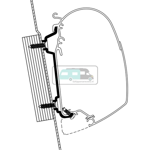 [OCS_2617013] Thule Ford Transit High Roof Adapter