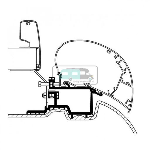 [OCS_2617147] Thule optioneel roof adapter Sprinter 6200